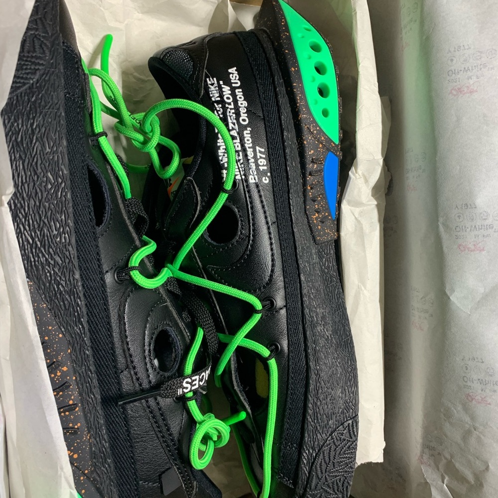 Off white Nike low blazer “77 NO OFF White ZiP tie